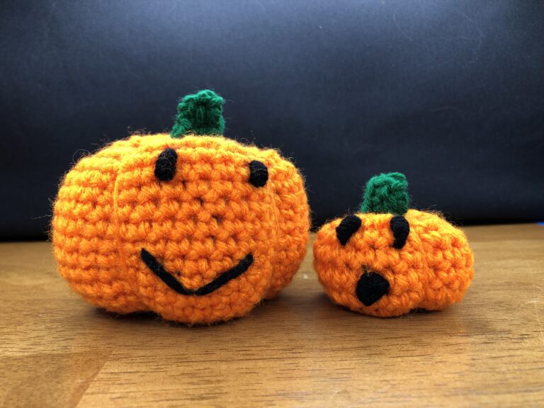 How to Make Easy Crochet Baby Jack-o-Lantern Pumpkins