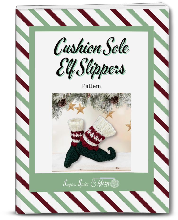 Elf Slipper Pattern cover
