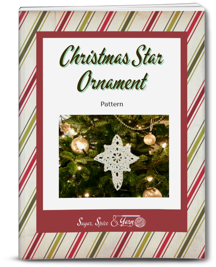 cover of Christmas Star Ornament pattern booklet