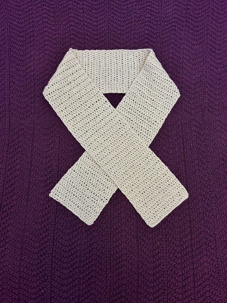 Quick and Easy Crochet Scarf for Charity